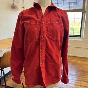 Toad&Co Red Shirt Jacket